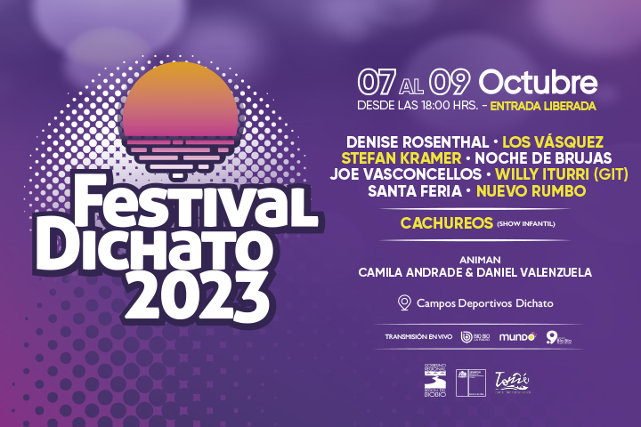 Festival Dichato 2023: anuncia una parrilla de grandes espectáculos para toda la familia