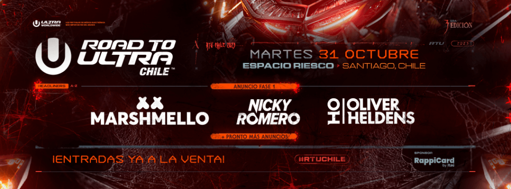 ¡QUEDA POCO PARA ROAD TO ULTRA CHILE, LA MEJOR CELEBRACIÓN DE HALLOWEEN! 