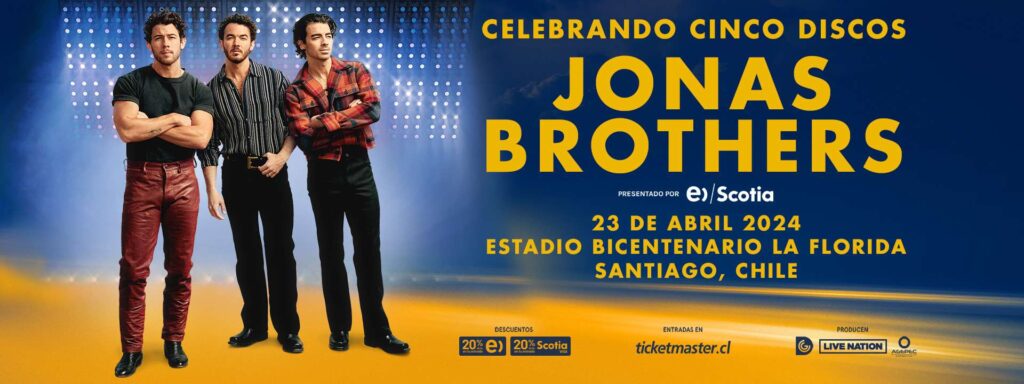 Jonas Brothers en Chile: Fecha, lugar y entradas