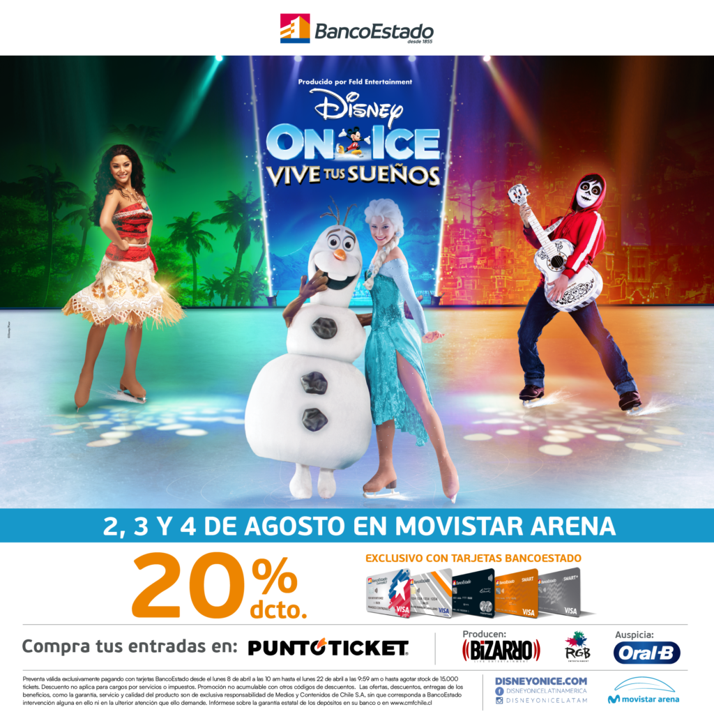 Comenzó la venta general para vivir la magia de Disney on Ice en Movistar Arena