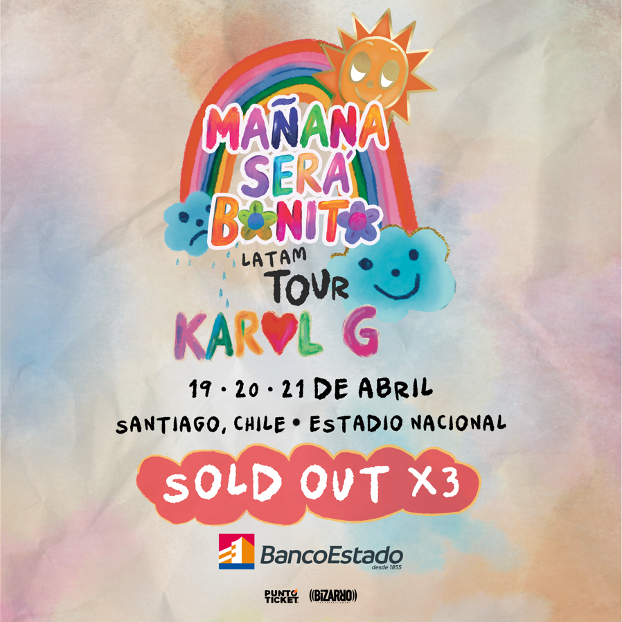 KAROL G SE CONVIERTE EN LA PRIMERA ARTISTA FEMENINA EN AGOTAR TRES SHOWS EN ESTADIO NACIONAL