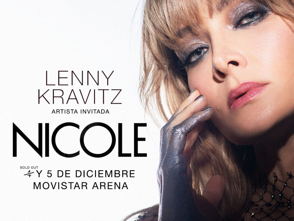 Nicole será la artista invitada de Lenny Kravitz en Chile